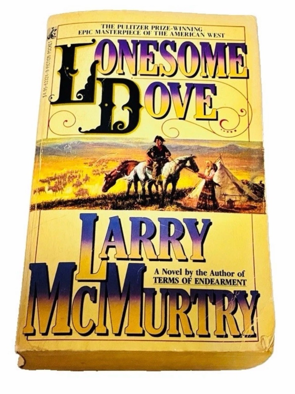 Lonesome Dove ~ Larry McMurtry ~ 1986 ~ 1st Edition, 21st Printing ~ Pocket